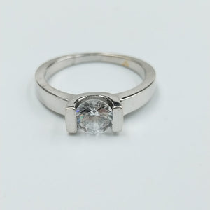 ANILLITO ORO, ORO BLANCO 14 K 3.3 GRMS (SEMINUEVO)