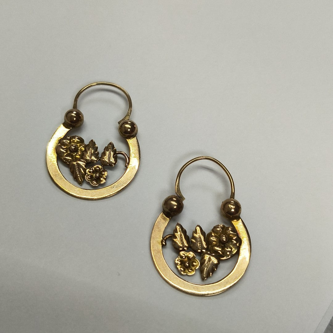 ARRACADAS PAR ORO 8 K 2,40 GRMS (SEMINUEVO)