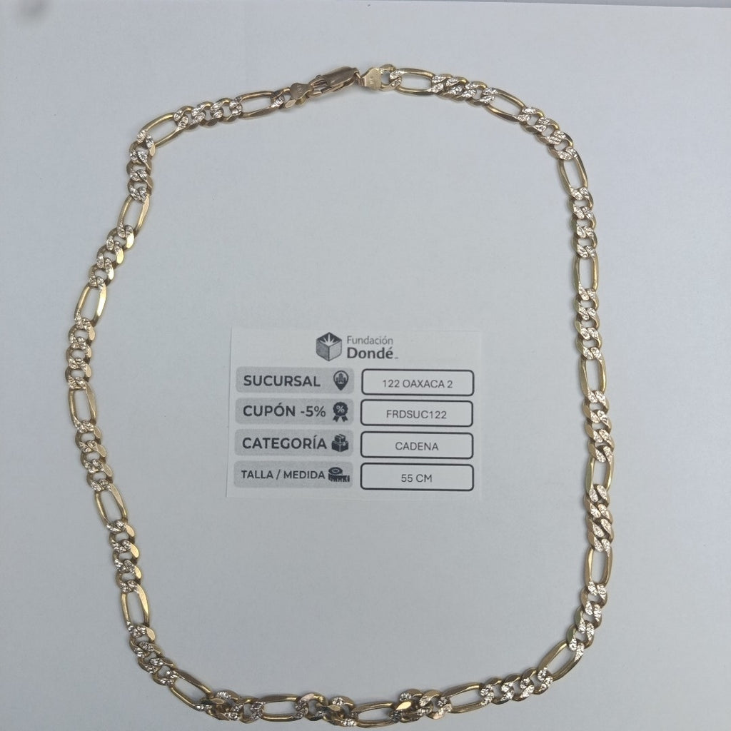 CADENA ORO 14 K 43.6 GRMS (SEMINUEVO)
