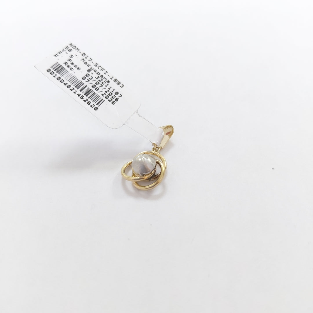 DIJE ORO,RODIADO 14 K 1,10 GRMS (SEMINUEVO)