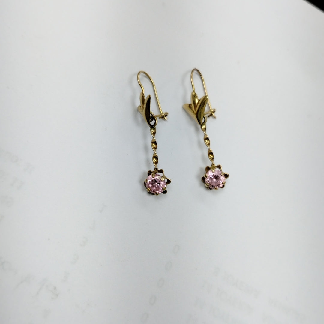 ARETES PAR ORO 10 K 1.4 GRMS (SEMINUEVO)