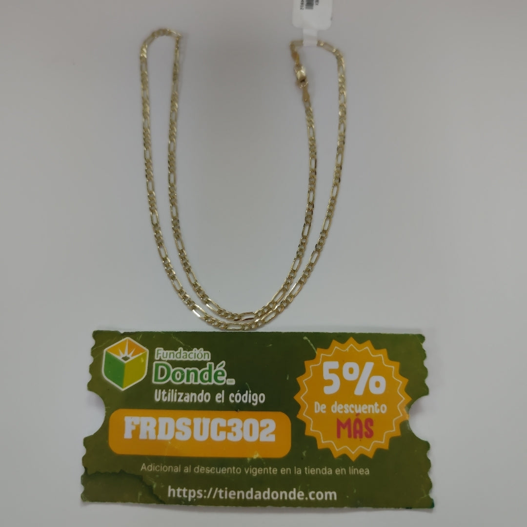 CADENA 3X1 14K 50 CM 4.6 GR (NUEVO)