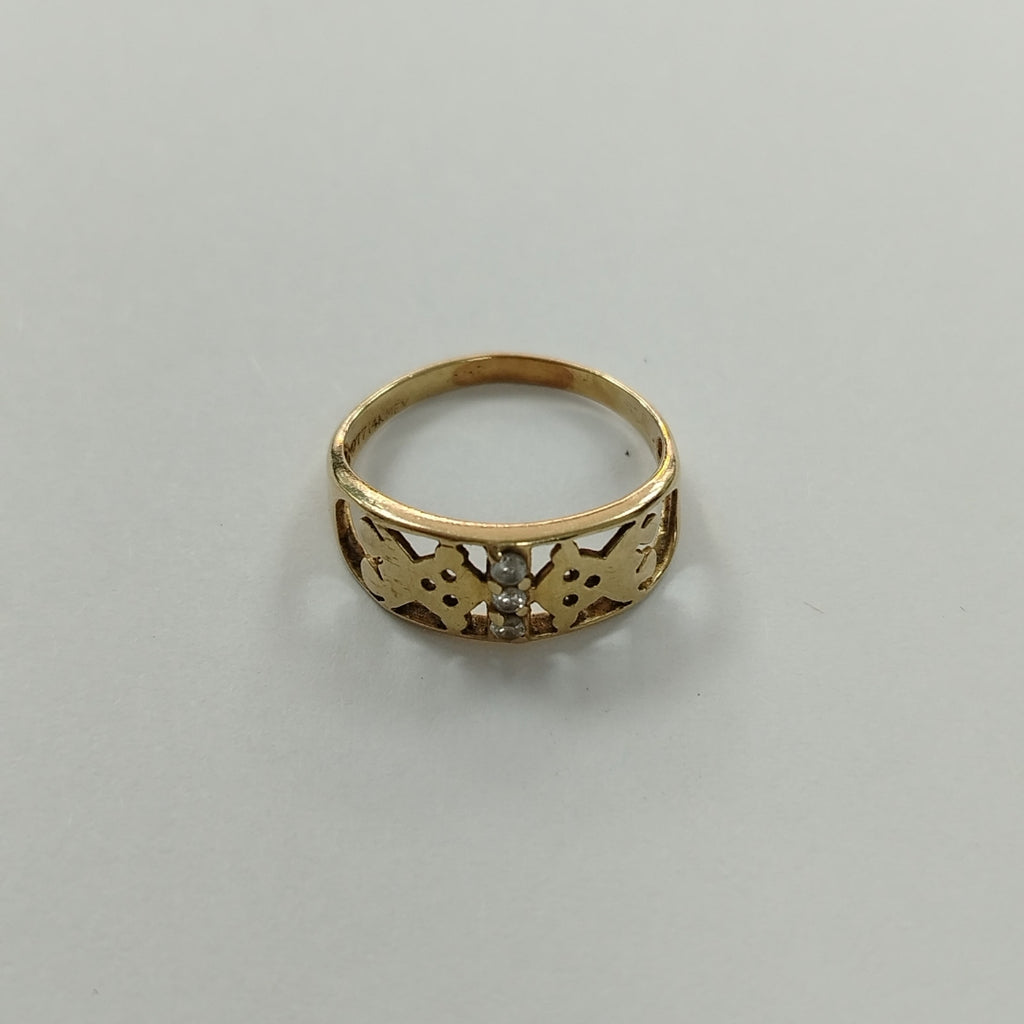 ANILLO ORO 14 K 1.8 GRMS (SEMINUEVO)