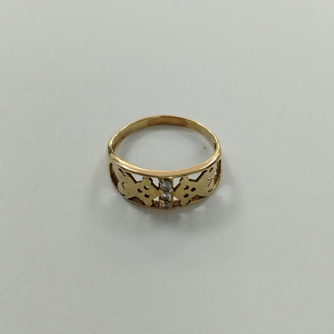 ANILLO ORO 14 K 1.8 GRMS (SEMINUEVO)