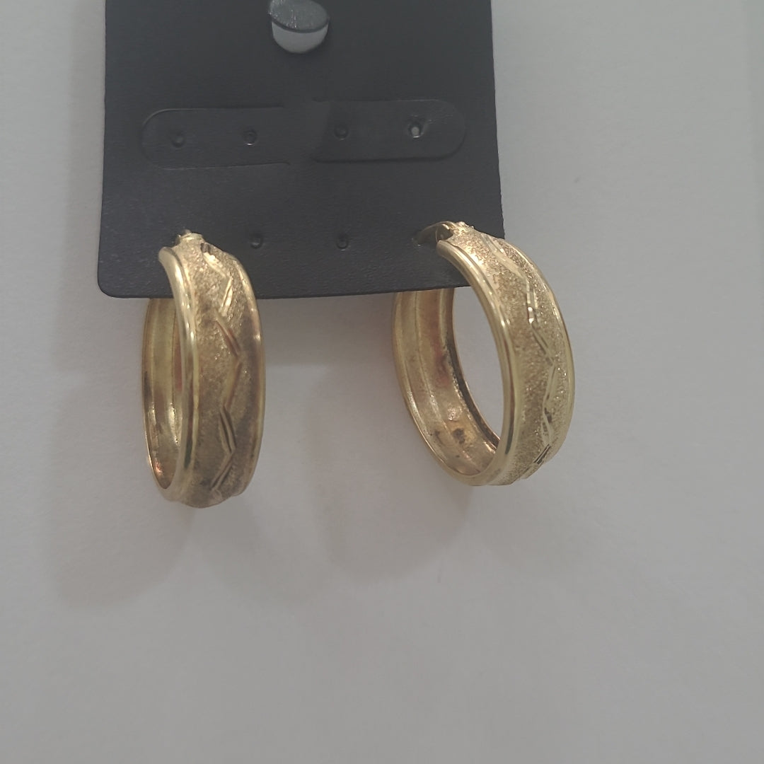 ARRACADAS PAR ORO 14 K 4,50 GRMS (SEMINUEVO)