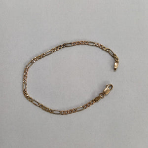 PULSERA ORO, ORO COMBINADO 14 K 3.4 GRMS (SEMINUEVO)