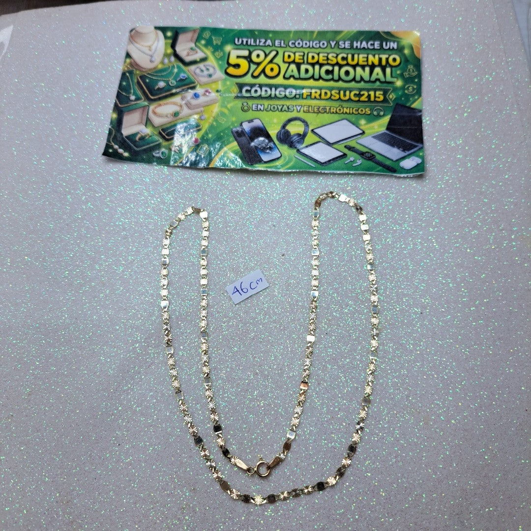 CADENA ORO 14 K 2,30 GRMS (SEMINUEVO)