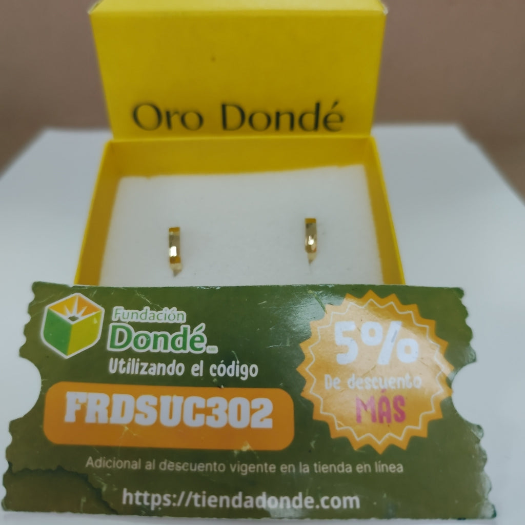 ARRACADAS ORO 14K 1 (NUEVO)