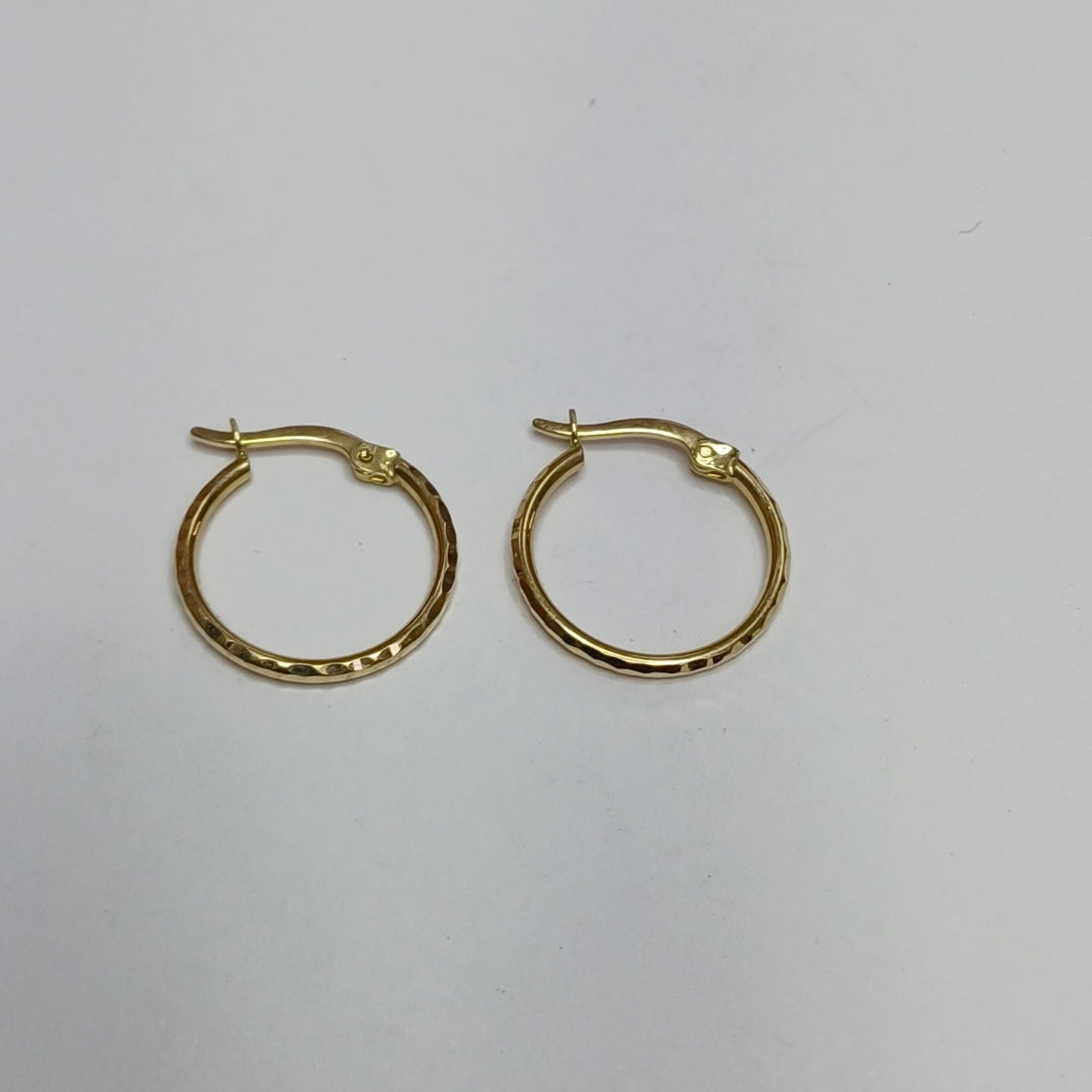 ARRACADAS PAR ORO 14 K 1,20 GRMS (SEMINUEVO)