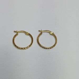 ARRACADAS PAR ORO 14 K 1,20 GRMS (SEMINUEVO)