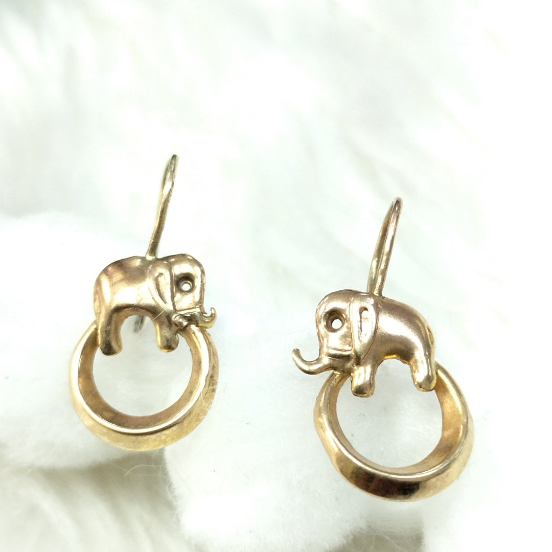 ARETES PAR ORO 10 K 1 GRMS (SEMINUEVO)