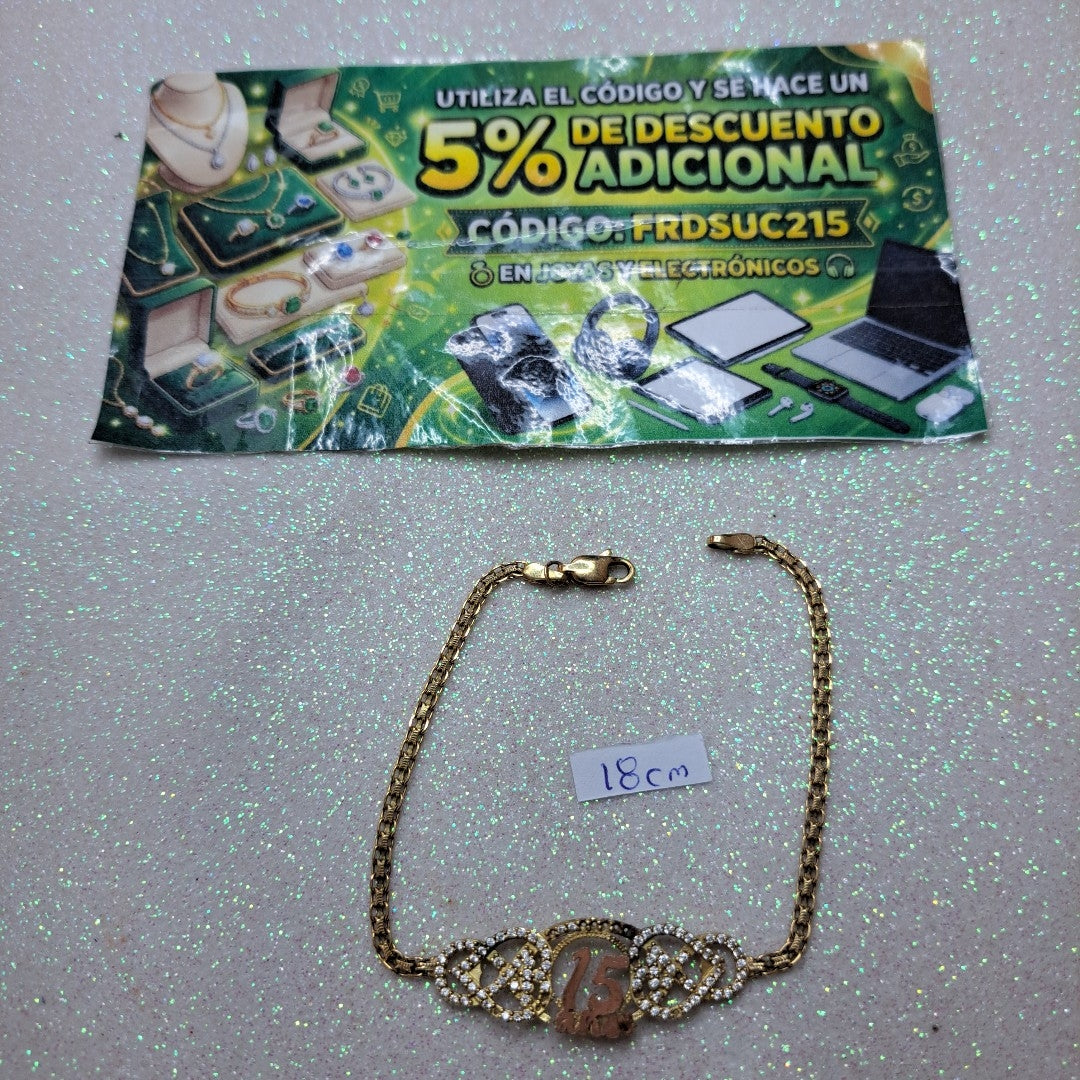 ESCLAVA ORO 10 K 3.6 GRMS (SEMINUEVO)