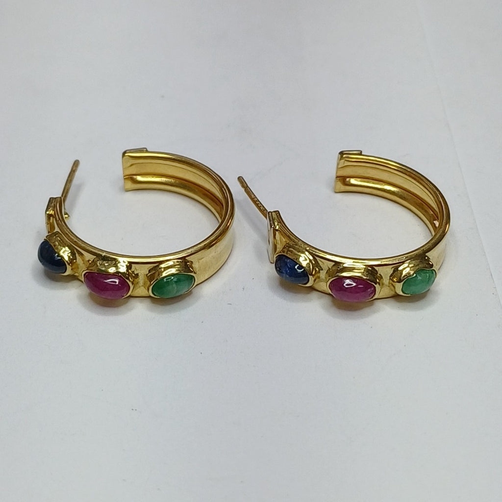 BROQUELES PAR ORO 14 K 6,00 GRMS (SEMINUEVO)