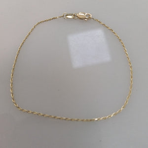 PULSERA TORZAL 14K 18 CM 1.3 GR (NUEVO)