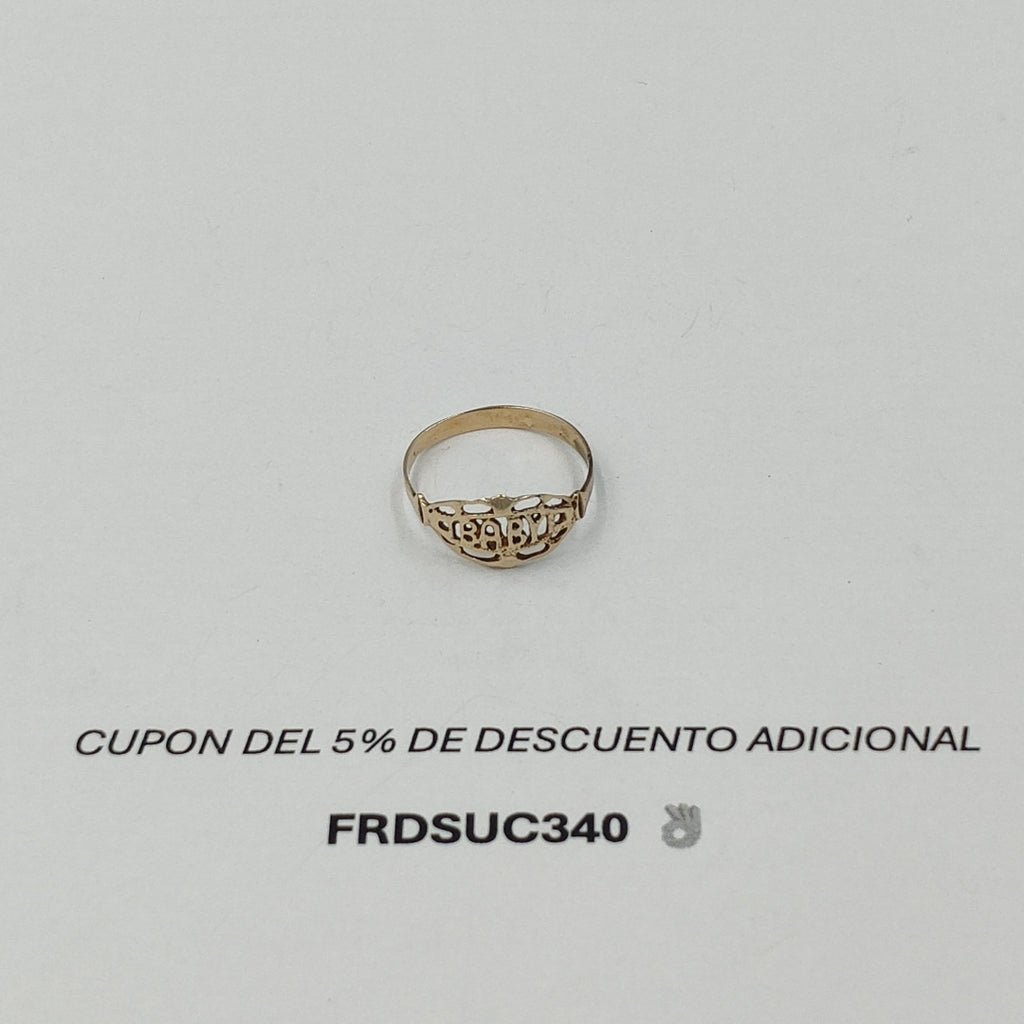 ANILLITO ORO 8 K 0.8 GRMS (SEMINUEVO)