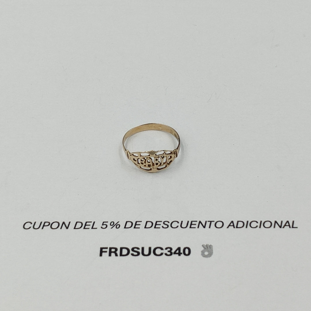 ANILLITO ORO 8 K 0.8 GRMS (SEMINUEVO)