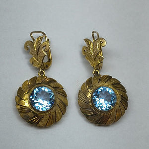 ARETES PAR ORO 8 K 5.9 GRMS (SEMINUEVO)