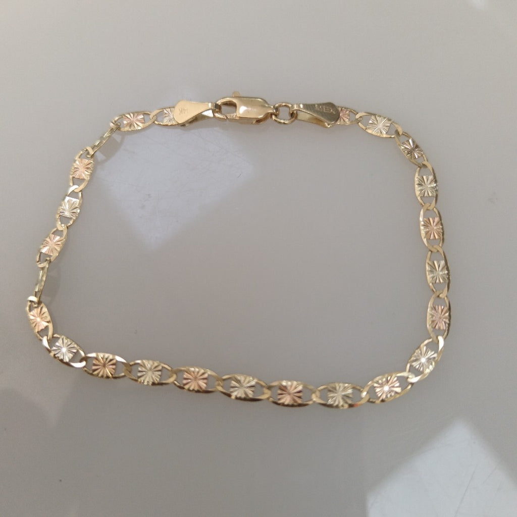 PULSERA GUCHI 14K 18 CM 2.8 GR (NUEVO)