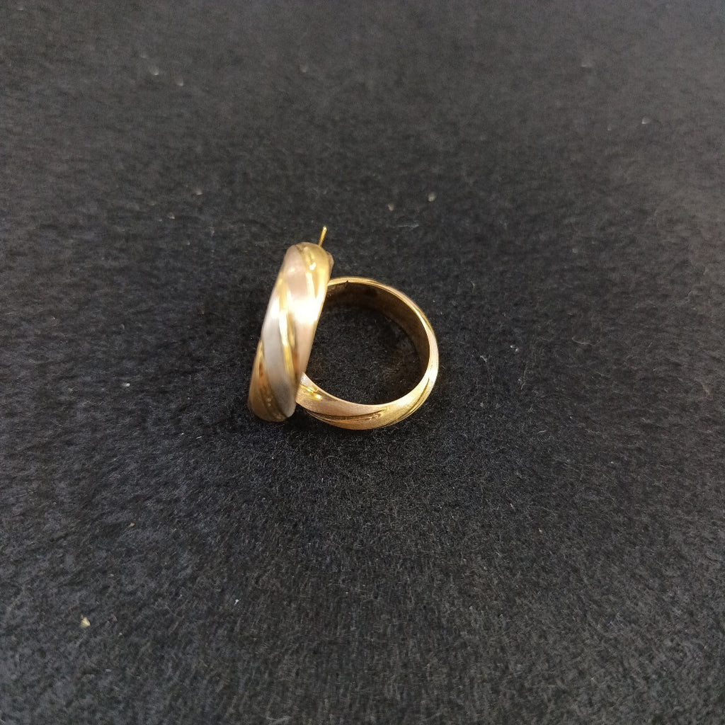 ARRACADAS PAR ORO COMBINADO 14 K 2,80 GRMS (SEMINUEVO)