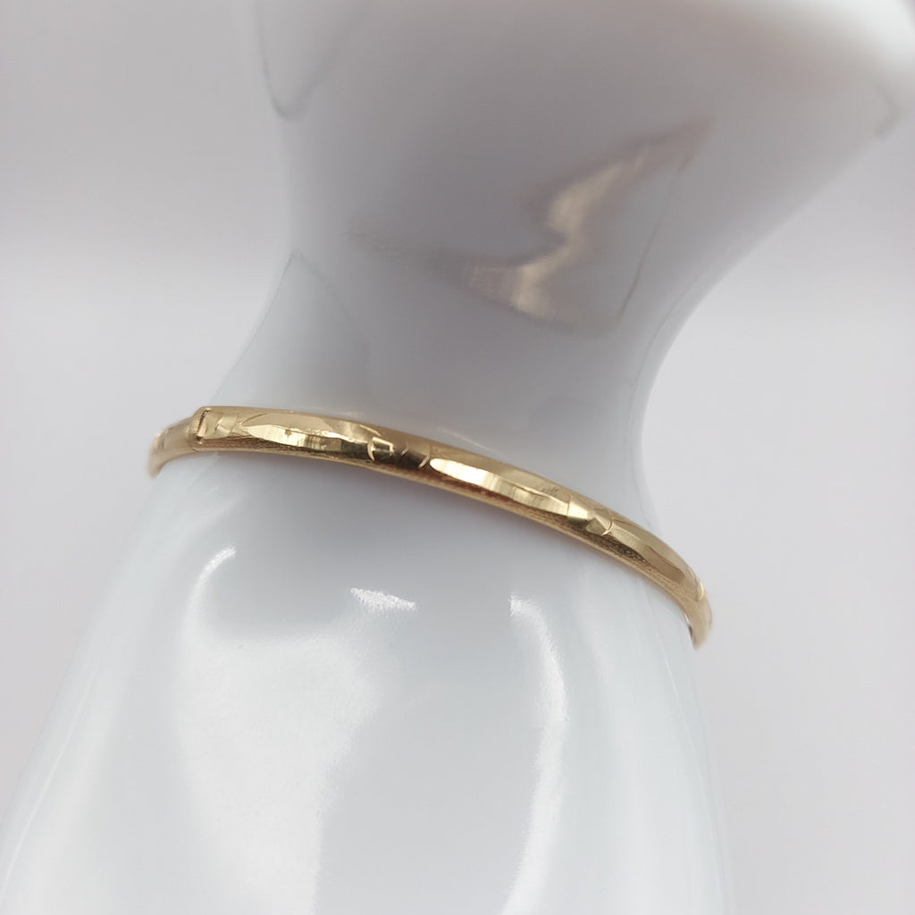 PULSERA RIGIDA ORO 10 K 3,30 GRMS (SEMINUEVO)