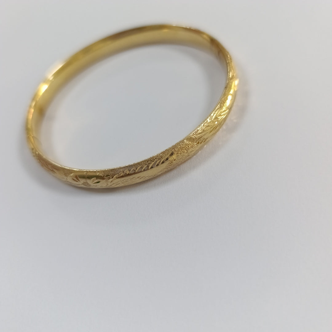 PULSERA RIGIDA ORO 14 K 10.8 GRMS (SEMINUEVO)