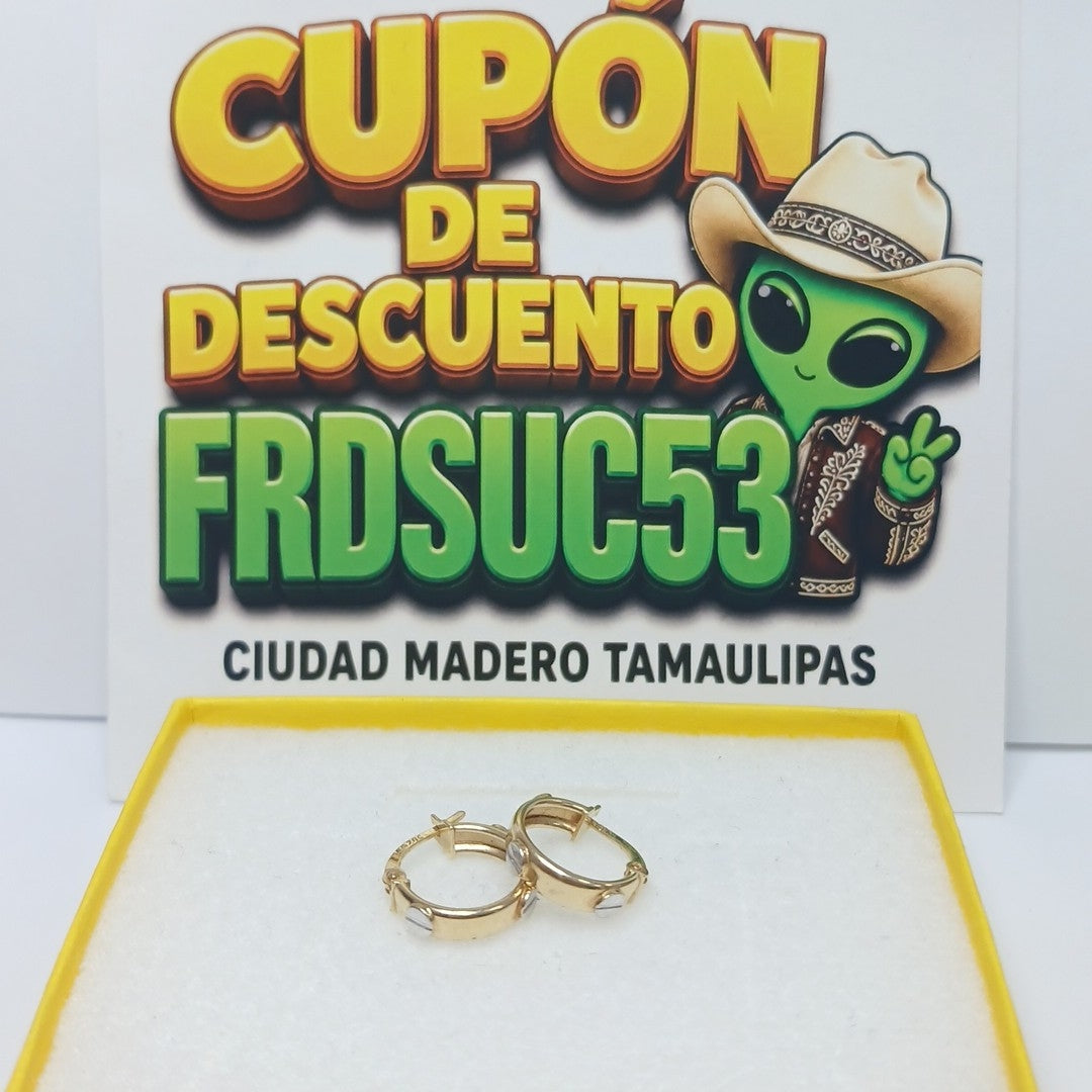 ARRACADAS PAR ORO 14 K 1,70 GRMS (SEMINUEVO)
