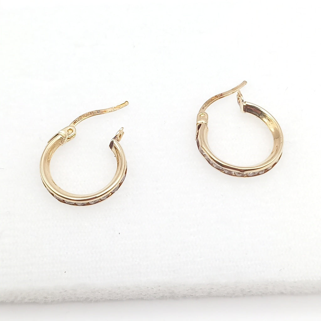 ARETES PAR ORO 10 K 1,20 GRMS (SEMINUEVO)