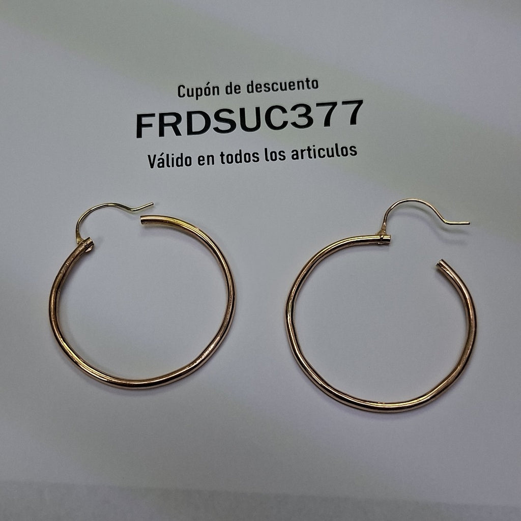 ARRACADAS PAR ORO 10 K 4.7 GRMS (SEMINUEVO)