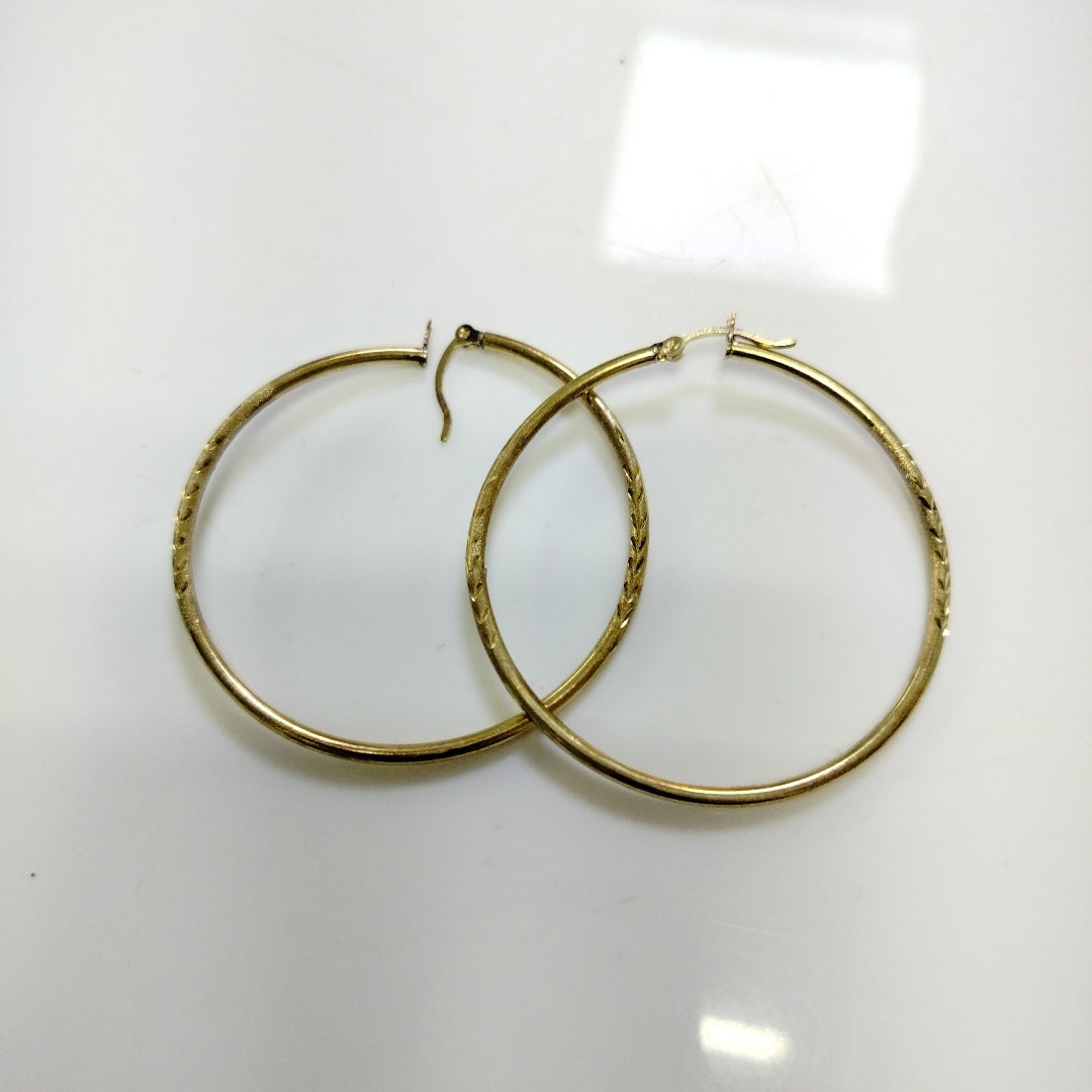 ARRACADAS PAR ORO 10 K 3.7 GRMS (SEMINUEVO)