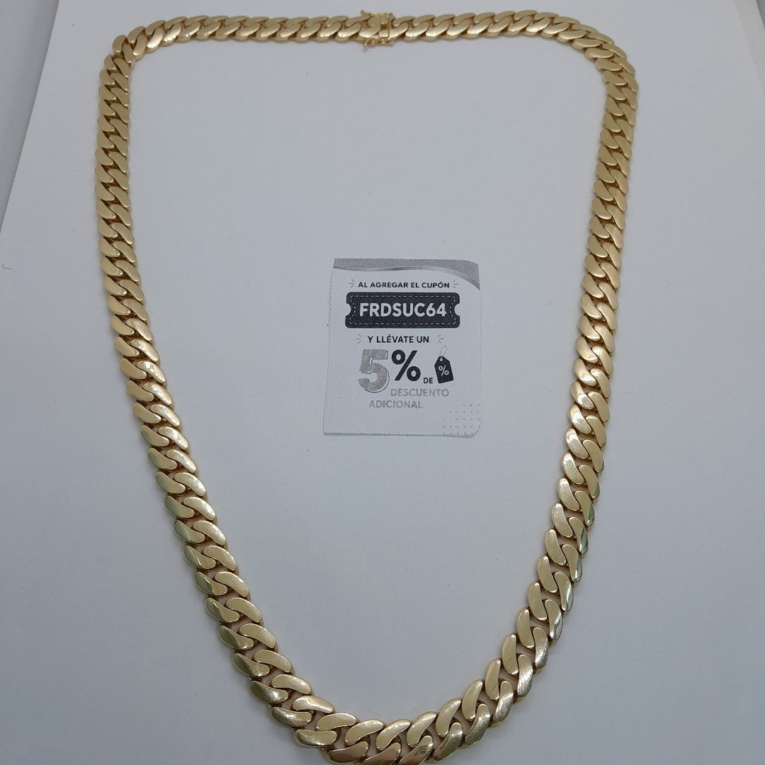 CADENAS BARBADA AMARILLA ORO 10K 47.6 (NUEVO)