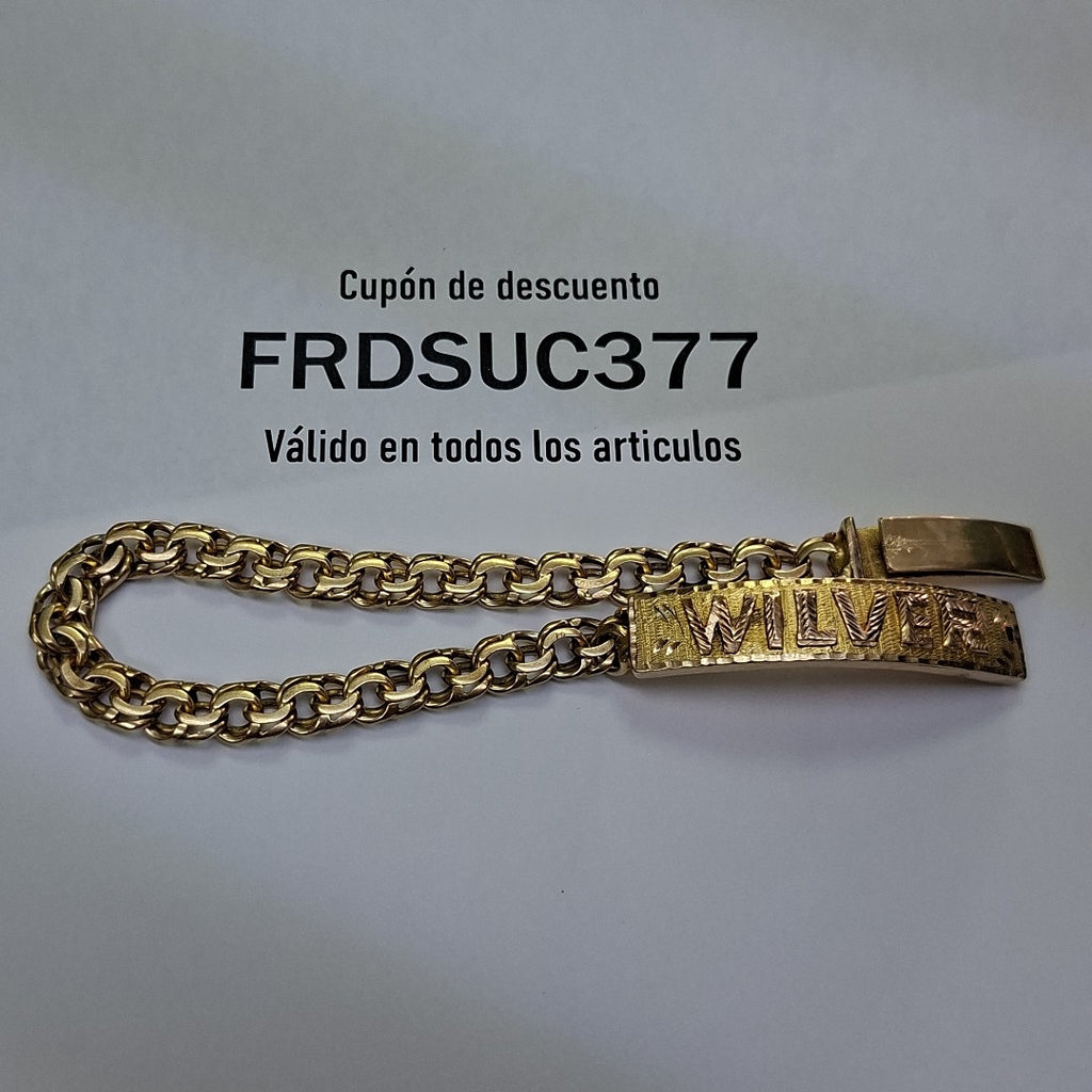 ESCLAVA ORO 10 K 21.9 GRMS (SEMINUEVO)