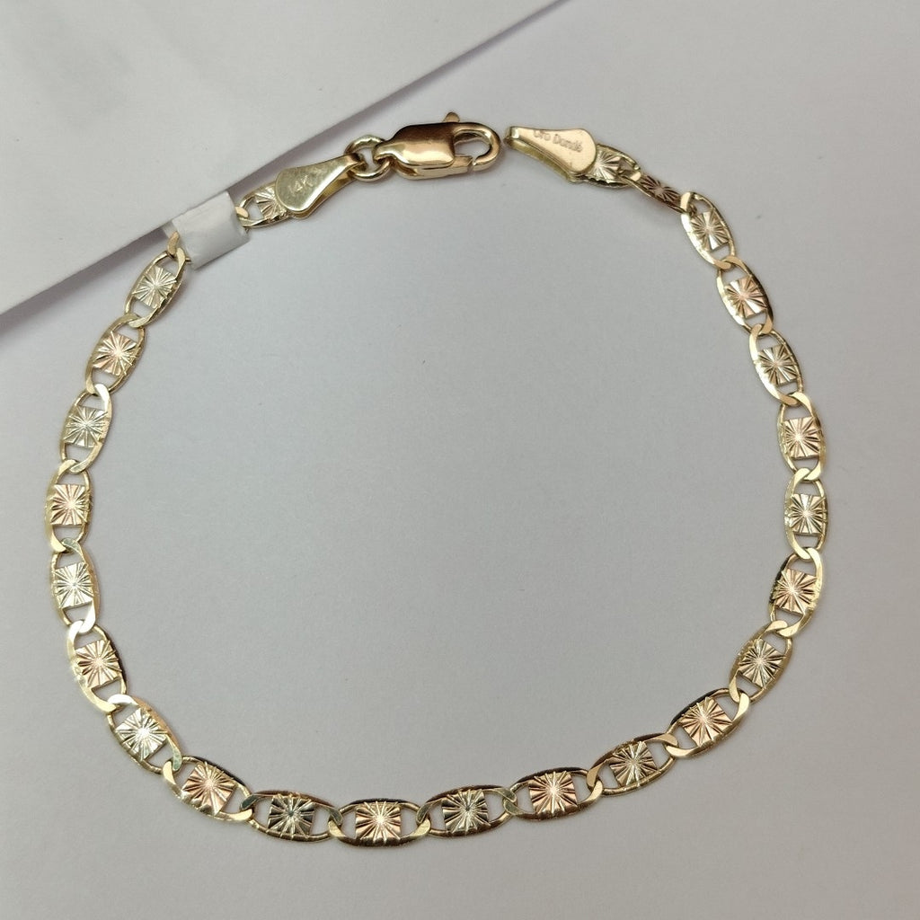 PULSERA GUCHI 14K 18 CM 3 GR (NUEVO)