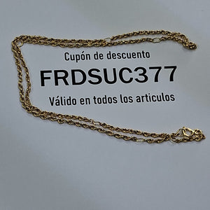CADENA ORO 10 K 3.7 GRMS (SEMINUEVO)