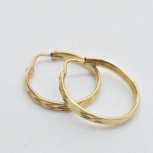 ARRACADAS PAR ORO 10 K 1.9 GRMS (SEMINUEVO)