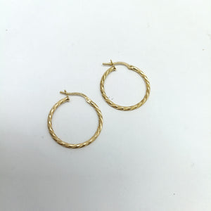 ARRACADAS PAR ORO 10 K 1.6 GRMS (SEMINUEVO)
