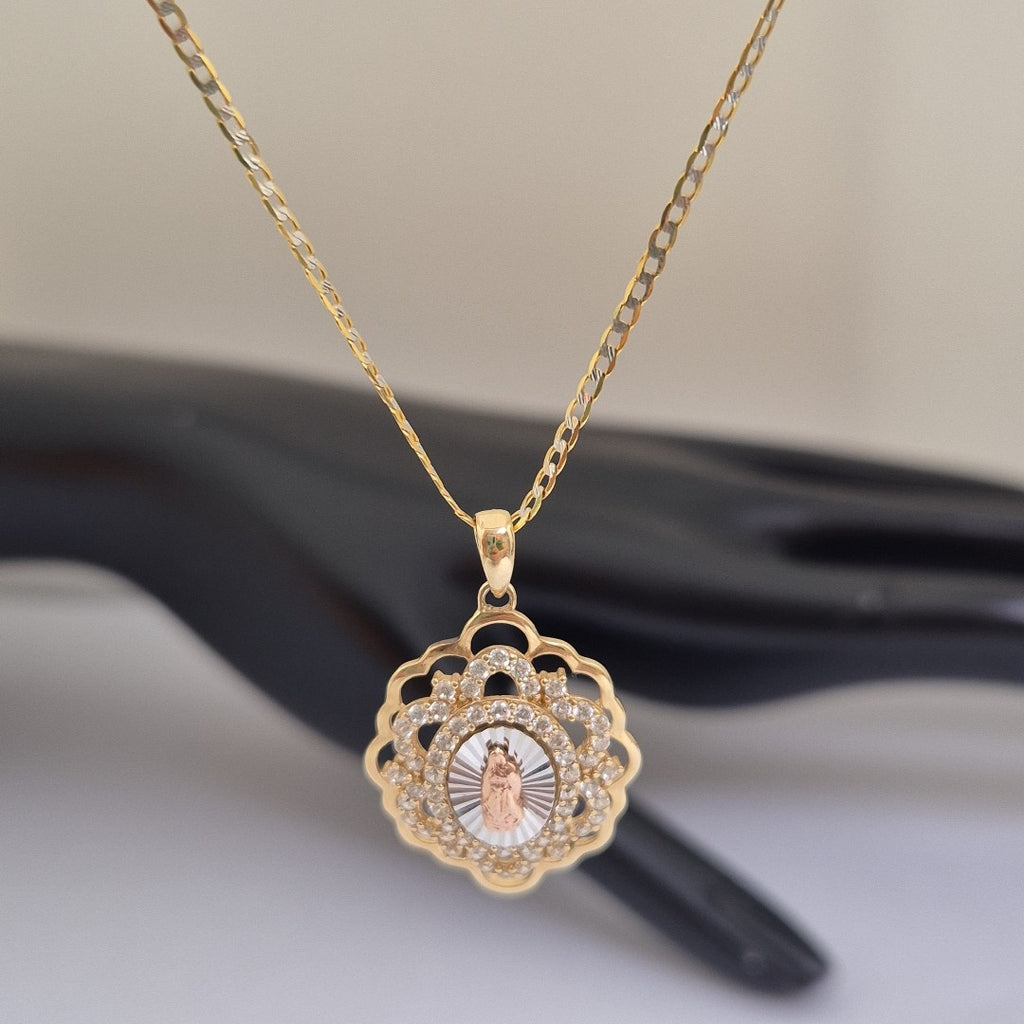 GARGANTILLA ORO, RODIADO 14 K 4.4 GRMS (SEMINUEVO)