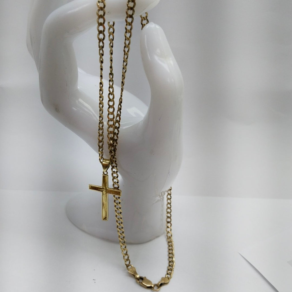 CADENA, DIJE ORO 10 K 8.5 GRMS (SEMINUEVO)