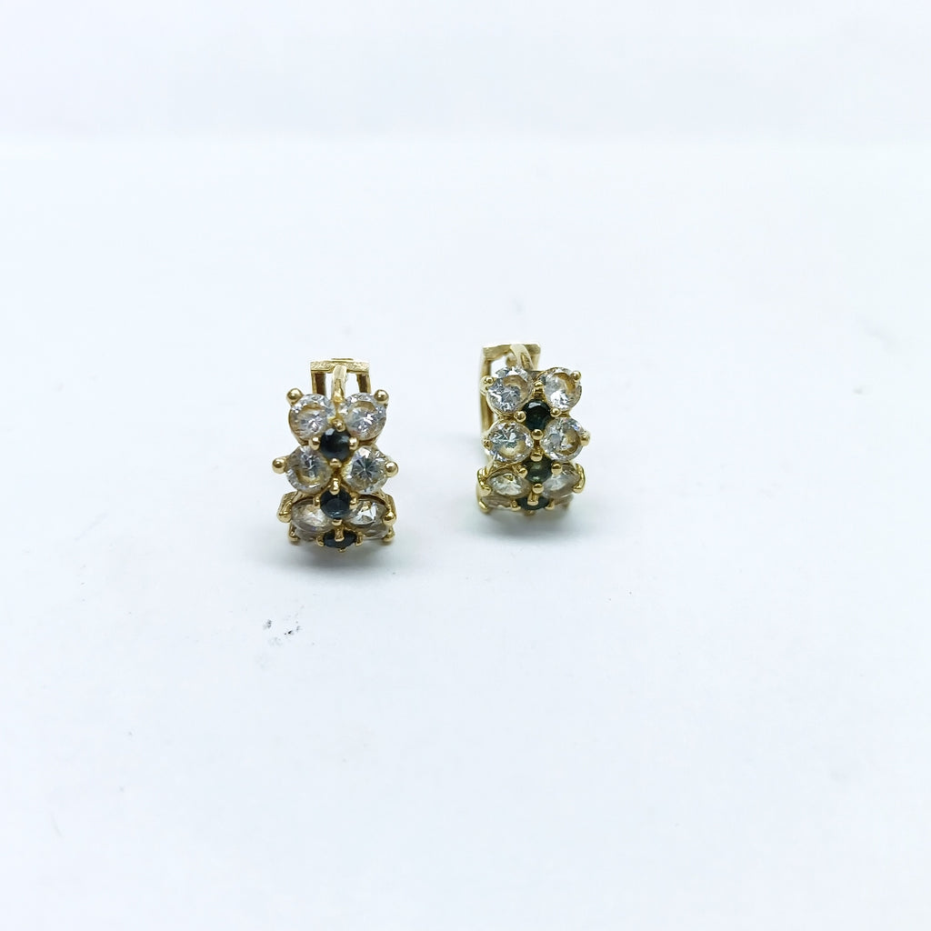 ARRACADAS PAR ORO 14 K 2.6 GRMS (SEMINUEVO)