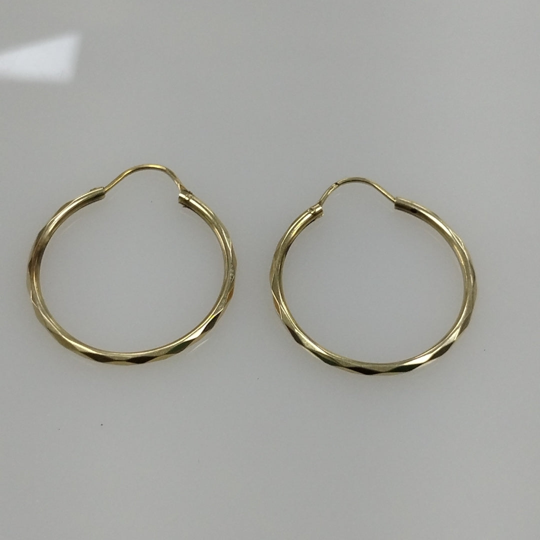 ARRACADAS PAR ORO 14 K 1.8 GRMS (SEMINUEVO)
