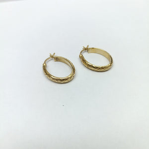 ARRACADAS PAR ORO 14 K 2.2 GRMS (SEMINUEVO)