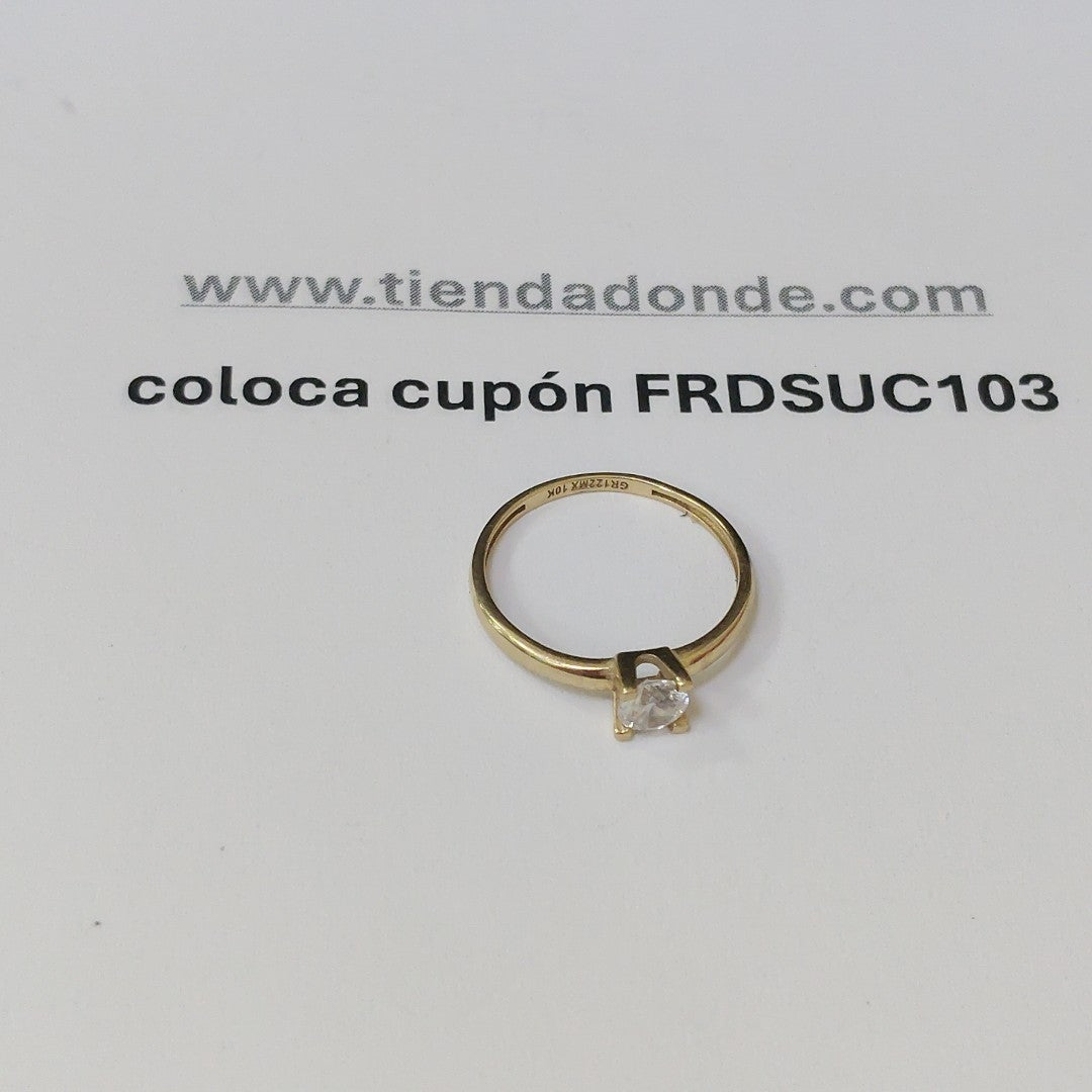 ARRACADAS PAR ORO 10 K 2.4 GRMS (SEMINUEVO)
