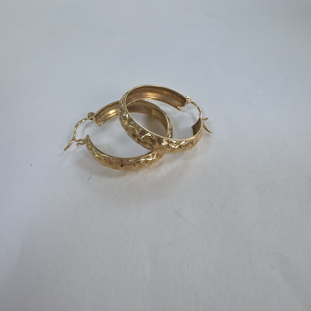 ARRACADAS PAR ORO 10 K 3.3 GRMS (SEMINUEVO)