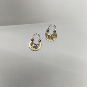 ARRACADAS PAR ORO 8 K 1,50 GRMS (SEMINUEVO)