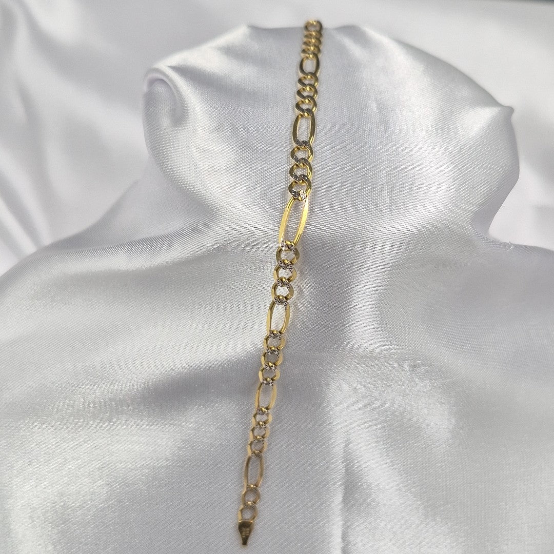 PULSERA ORO, RODIADO 14 K 3.9 GRMS (SEMINUEVO)