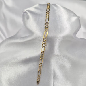 PULSERA ORO, RODIADO 14 K 3.9 GRMS (SEMINUEVO)