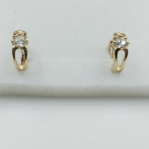 ARRACADAS PAR ORO 14 K 2,60 GRMS (SEMINUEVO)