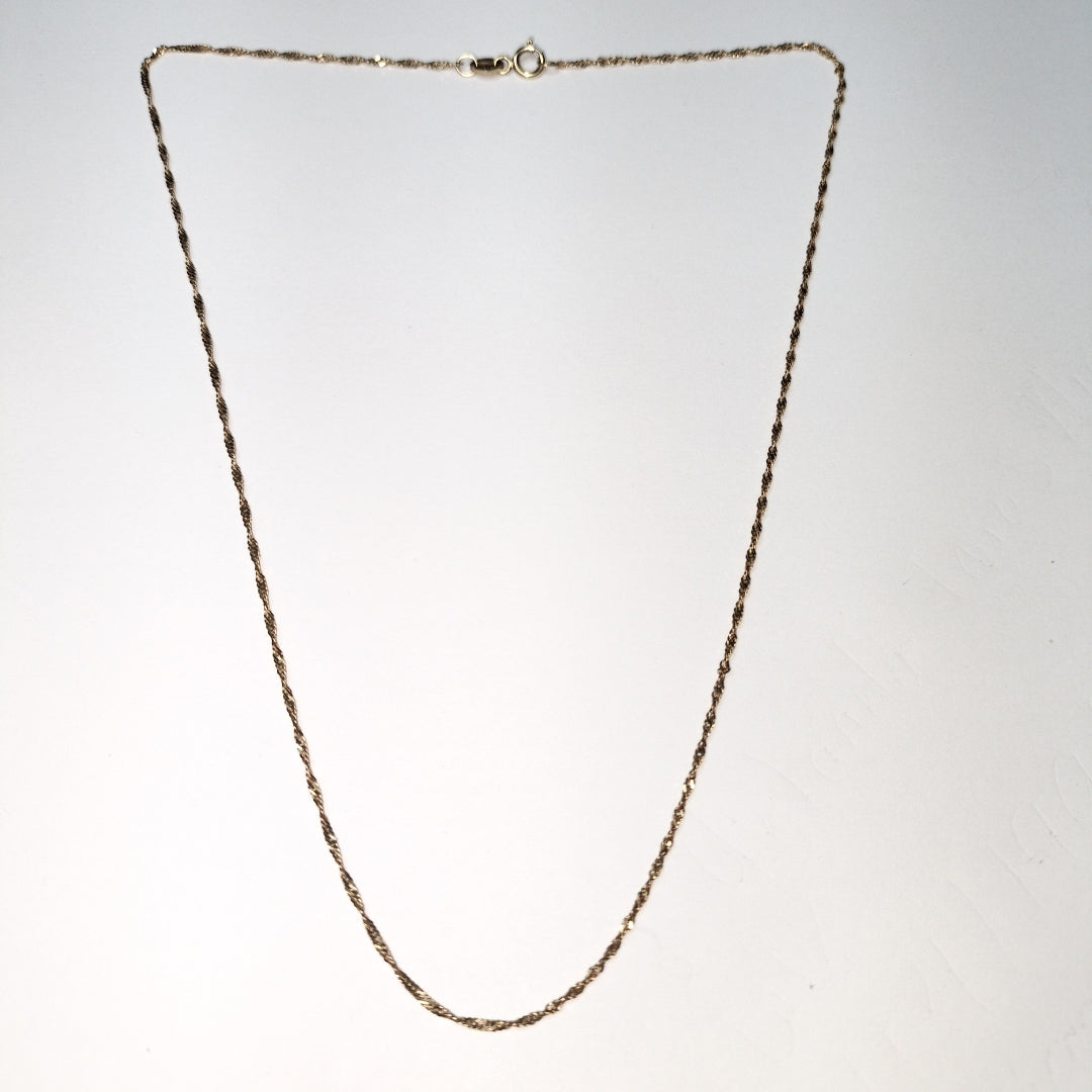 CADENA ORO 14 K 1.2 GRMS (SEMINUEVO)