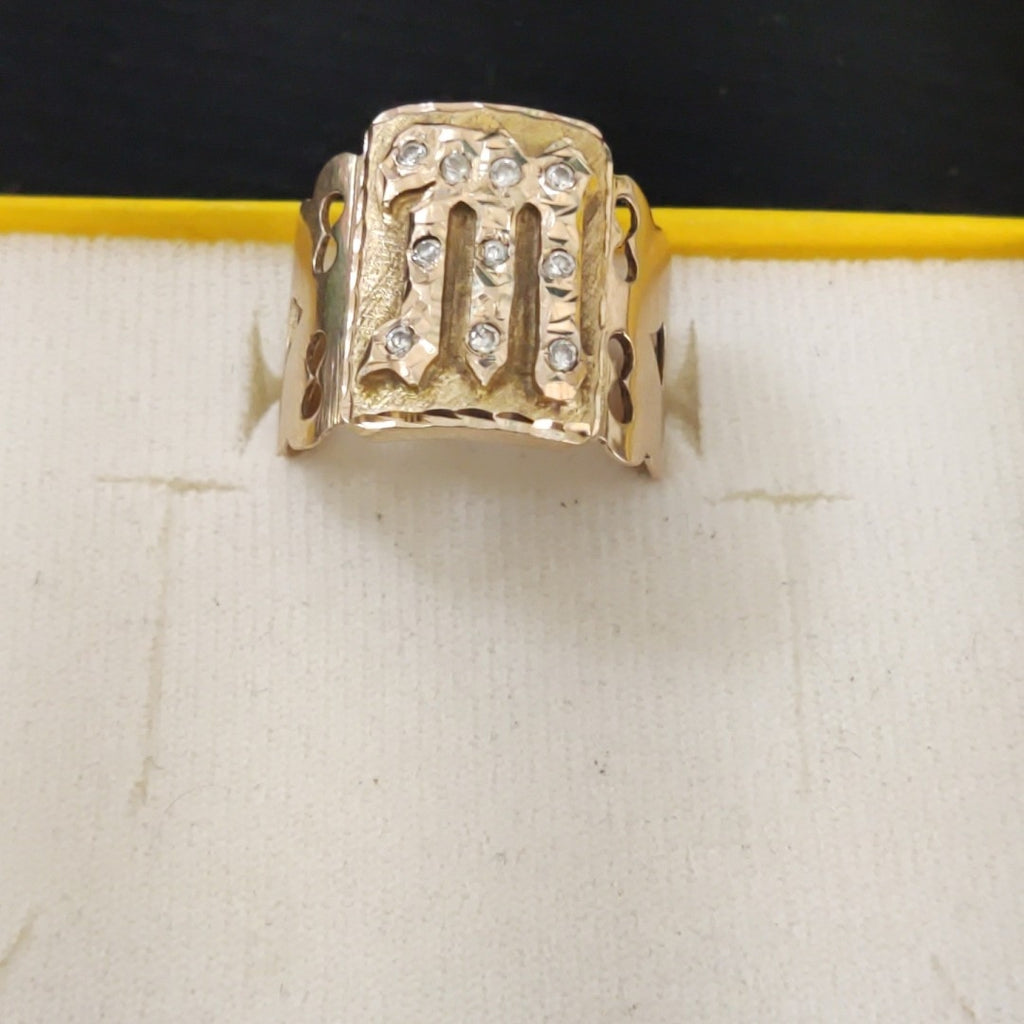 ANILLO ORO 8 K 10,10 GRMS (SEMINUEVO)