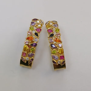 ARETES PAR ORO 14 K 8,70 GRMS (SEMINUEVO)
