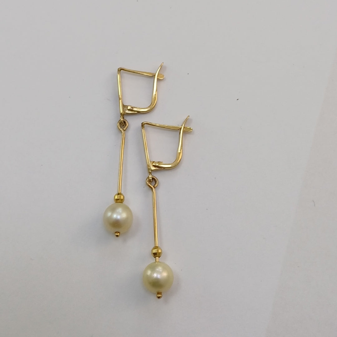 ARETES PAR ORO 14 K 3,90 GRMS (SEMINUEVO)